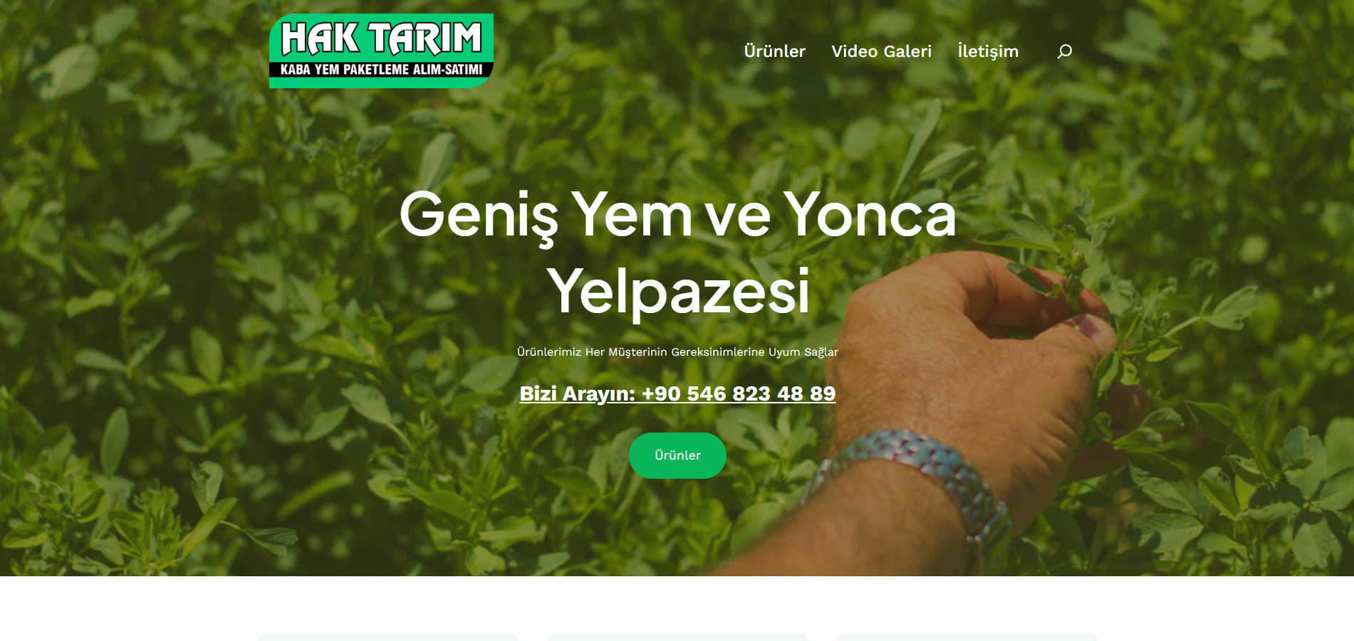 Hak Tarım Kaba Yem Paketleme